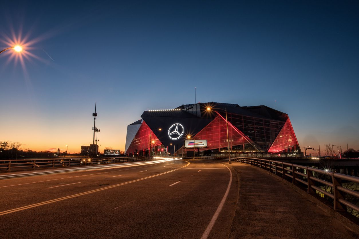 mercedes benz stadium super bowl 2019 google assistant