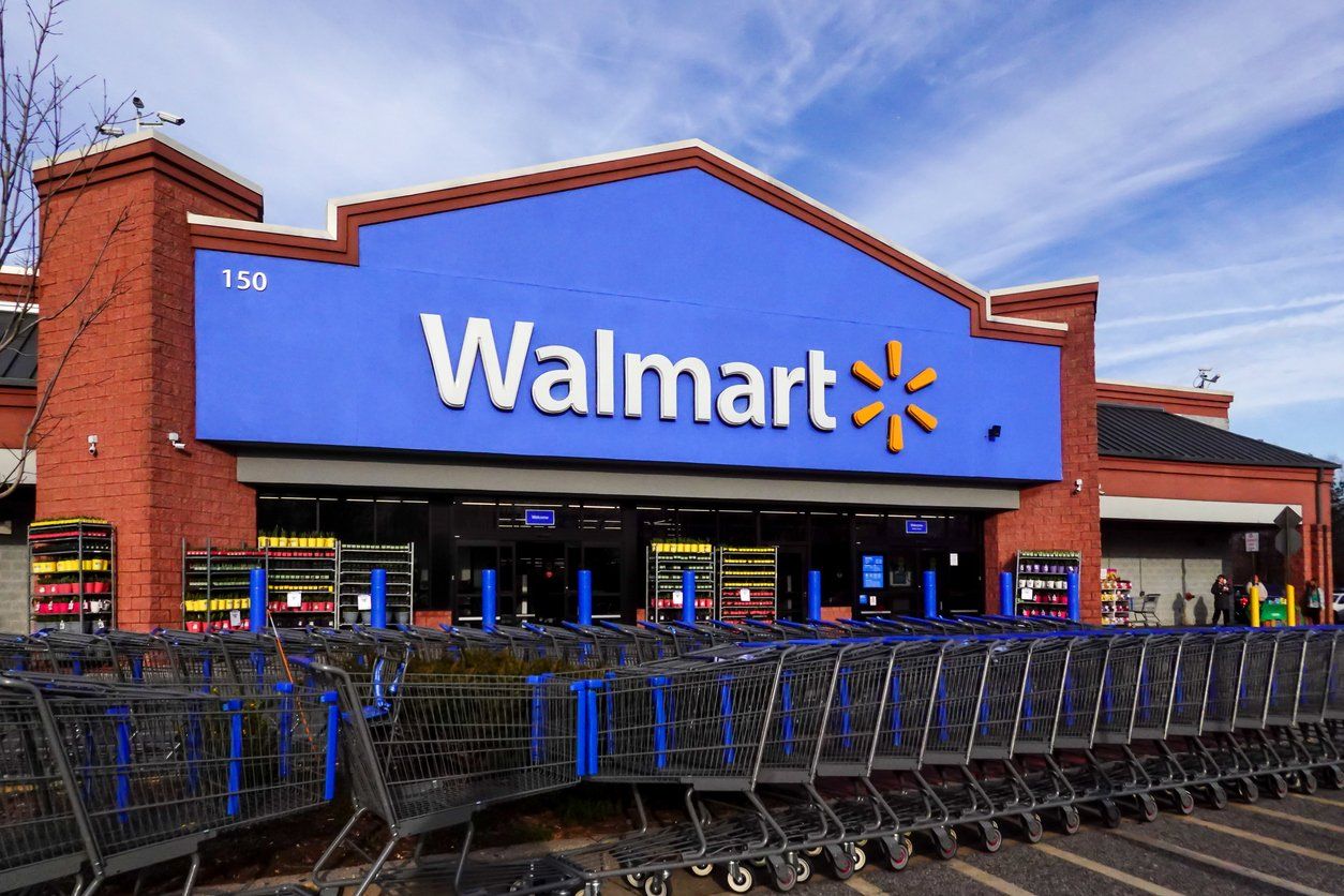 walmart in Prince Frederick, Maryland USA stock photo