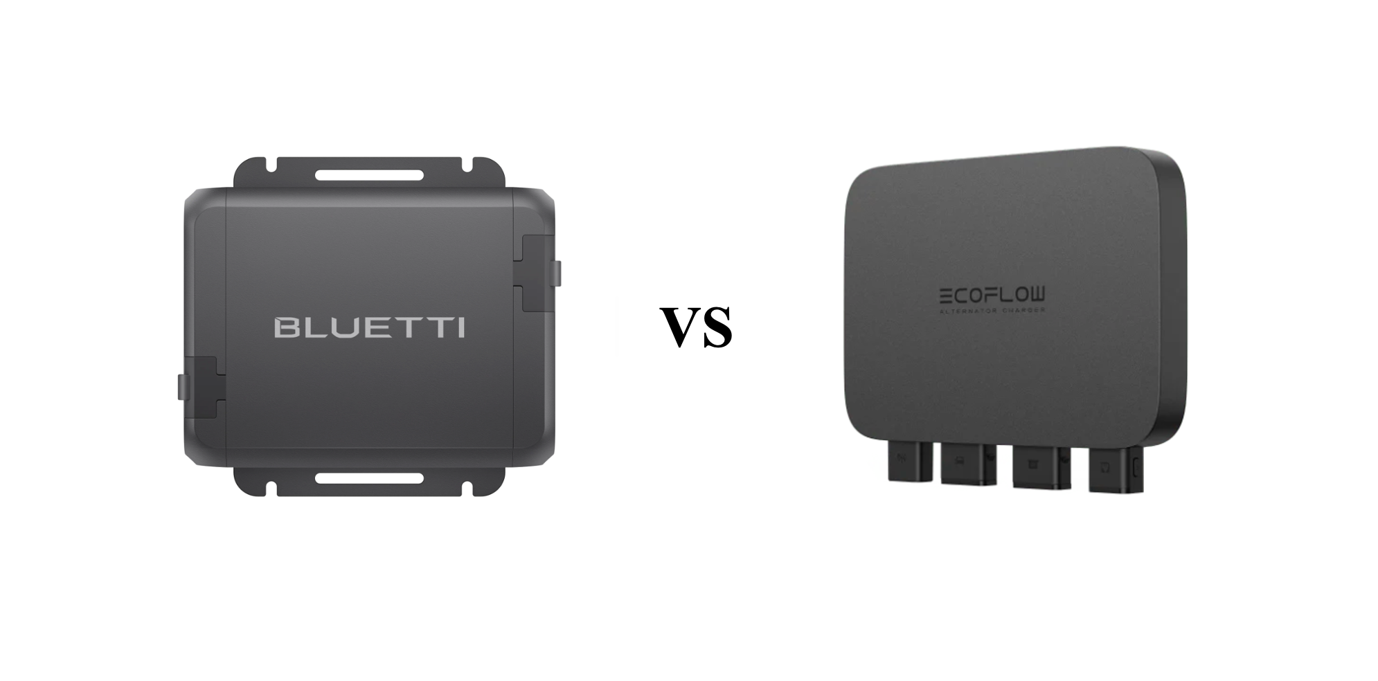 Photo of BLUETTI Charger 1 vs. EcoFlow 800W Alternator Chargers