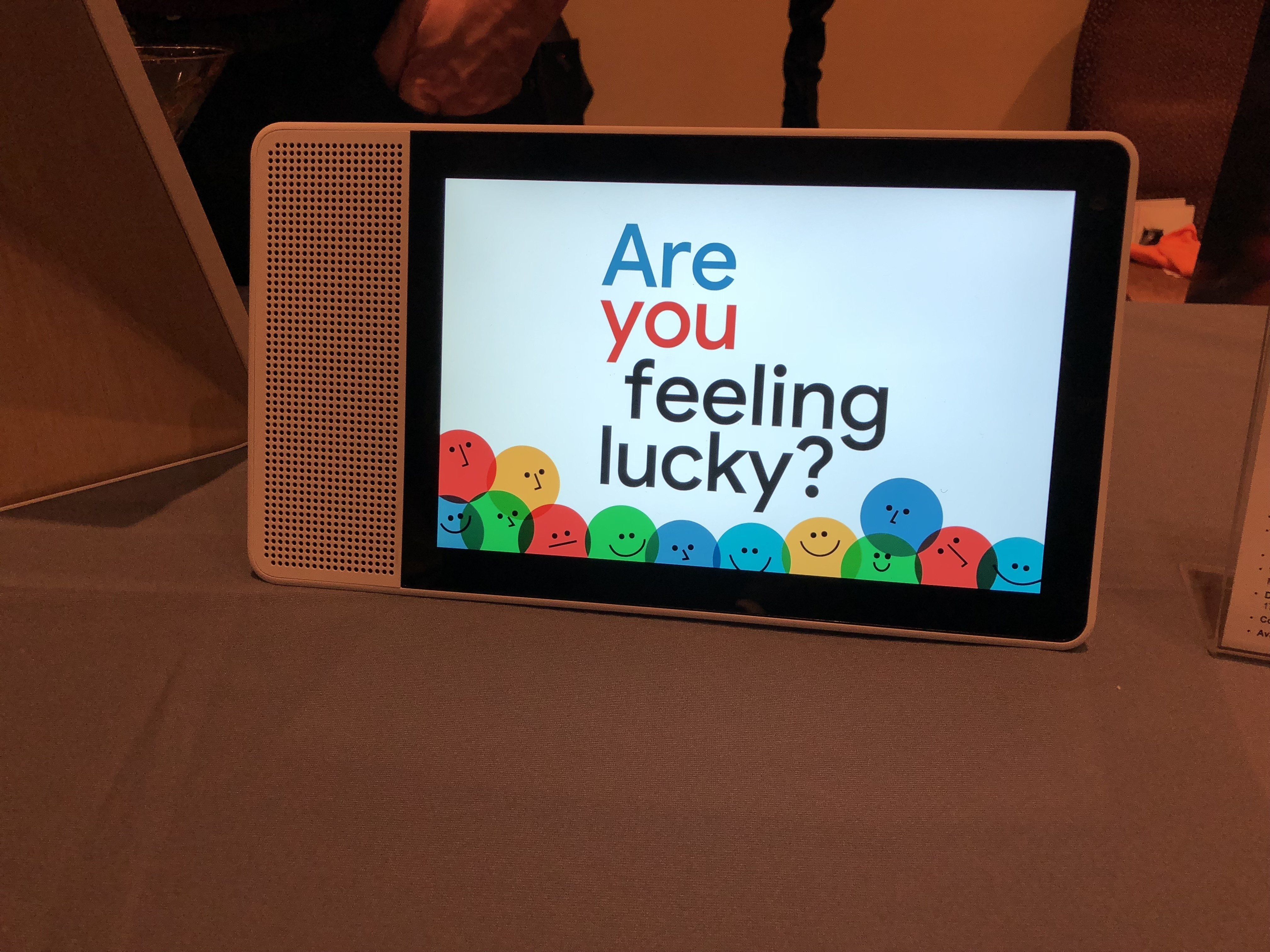 a photo of Google Assistant smart display