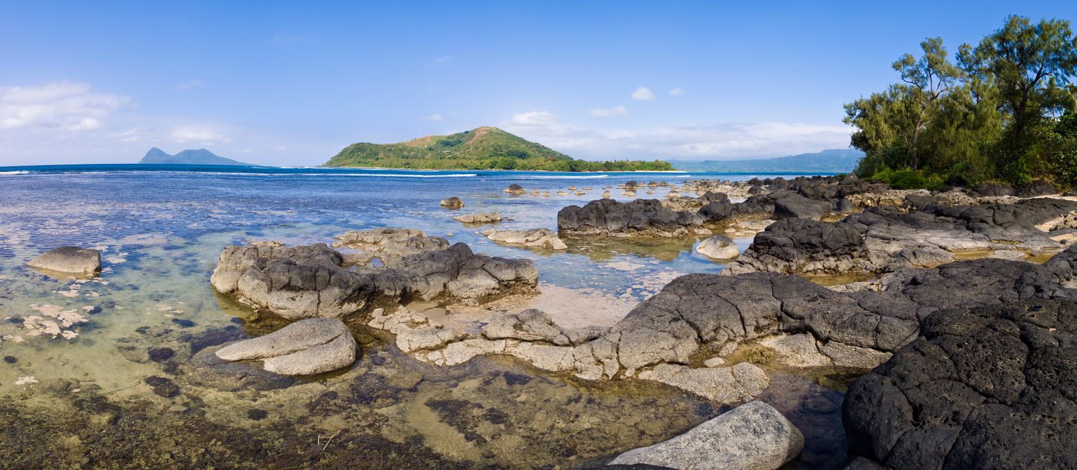 a photo of an island