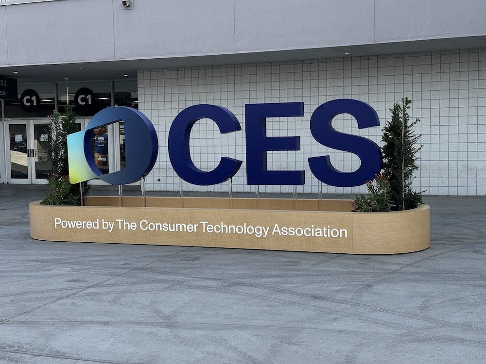 Photo of entrance at LVCC for CES Show 2025