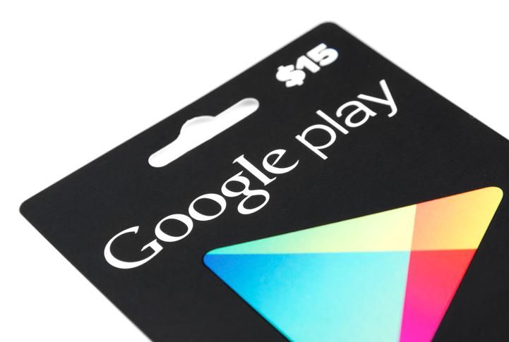 Google Play card