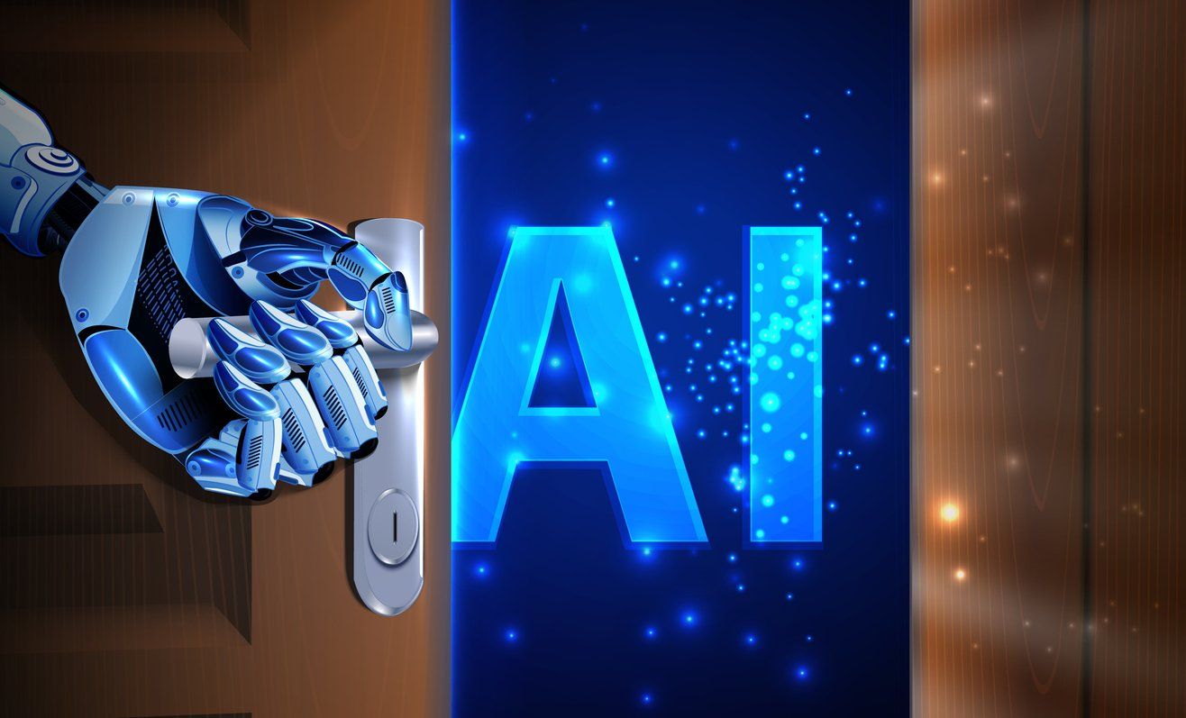 Artificial Intelligence Revolution stock illustration