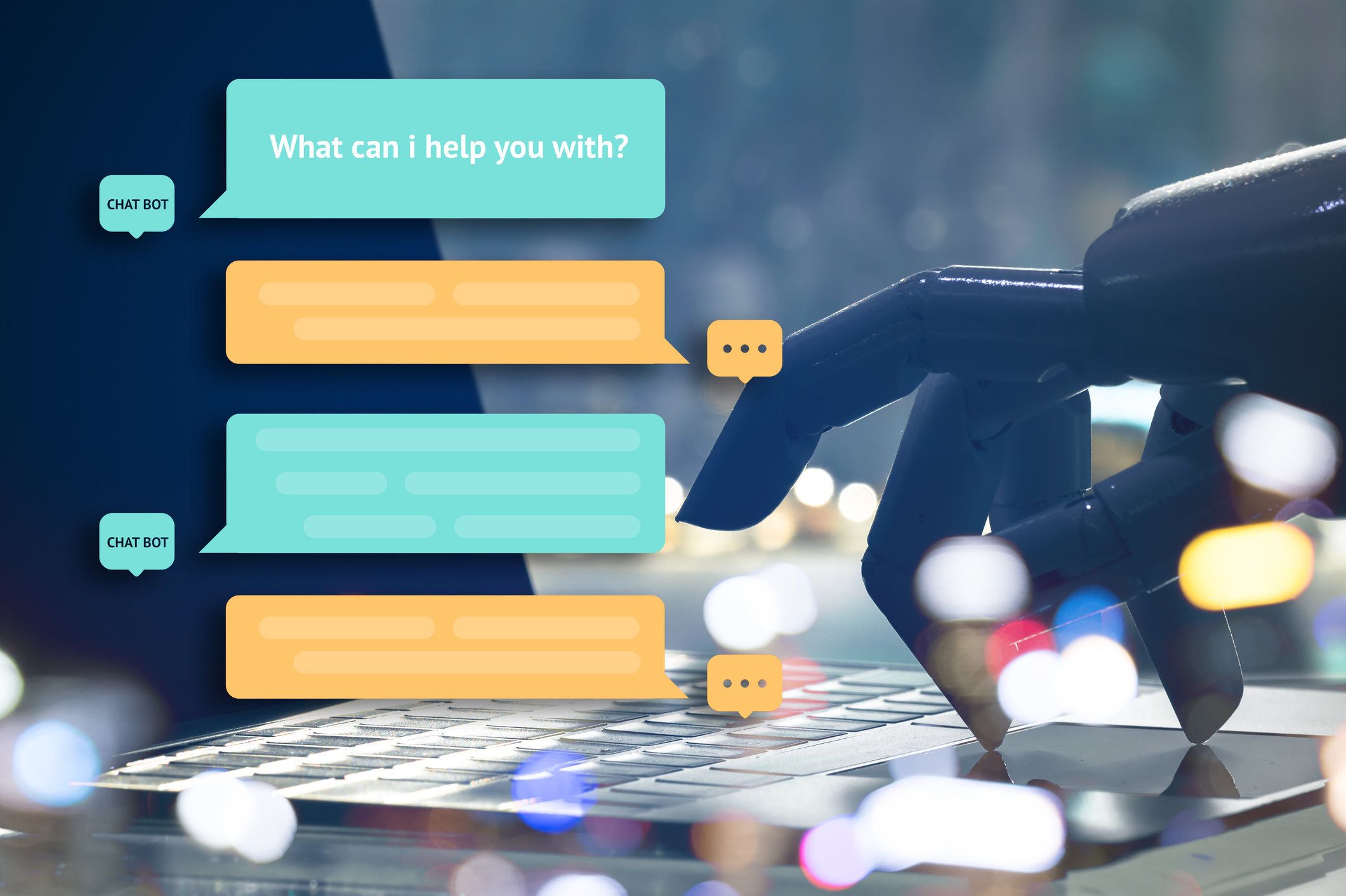 illustration of chatbot