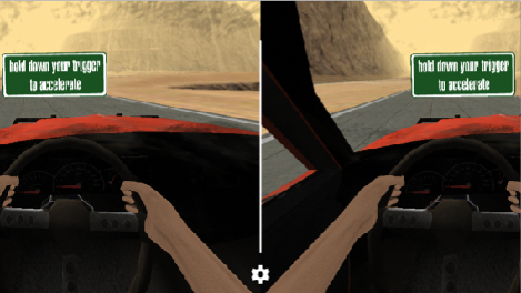 image from VR CAr Sim