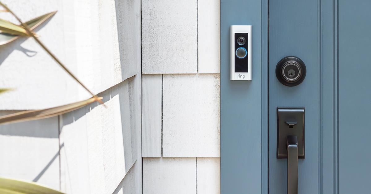 a photo of a house with Ring Video Doorbell