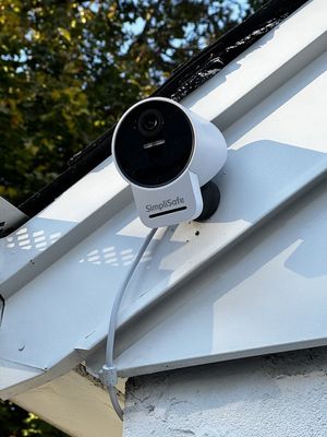 a photo of SimpliSafe Outdoor Security Camera Series 2 with Active Guard 