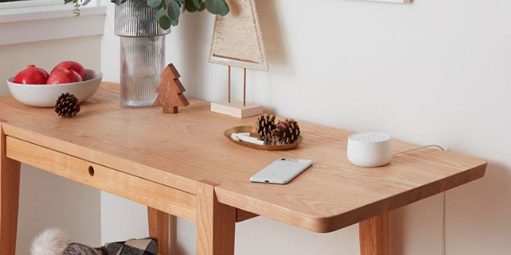 a photo of Nest Secure on a desk.