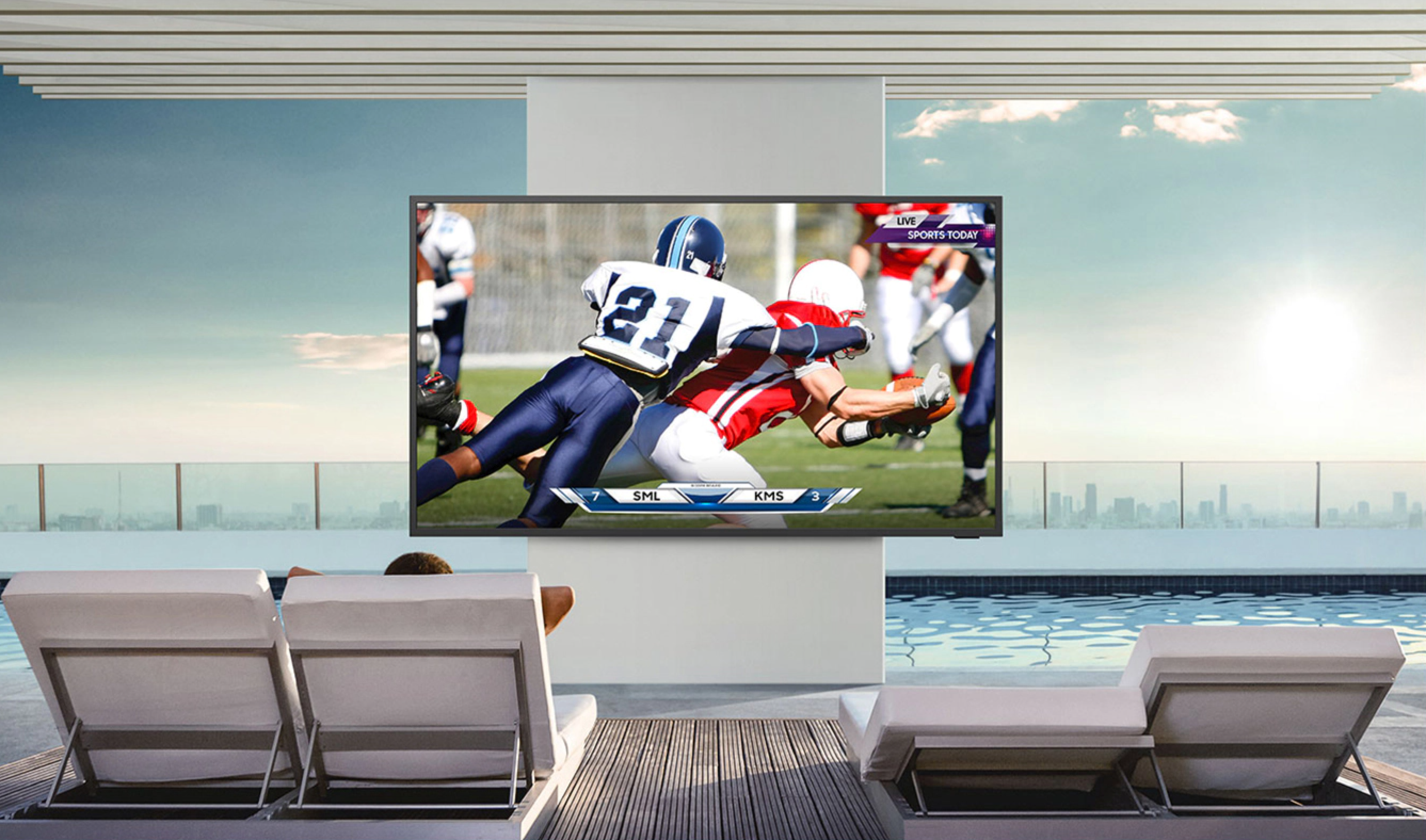 The Samsung Terrace outdoor TV