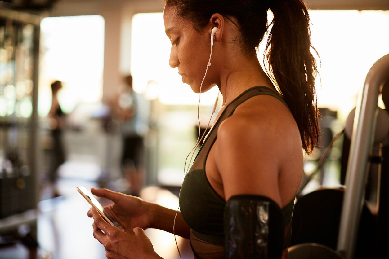 Lifestyle gym and fitness Barcelona. stock photo