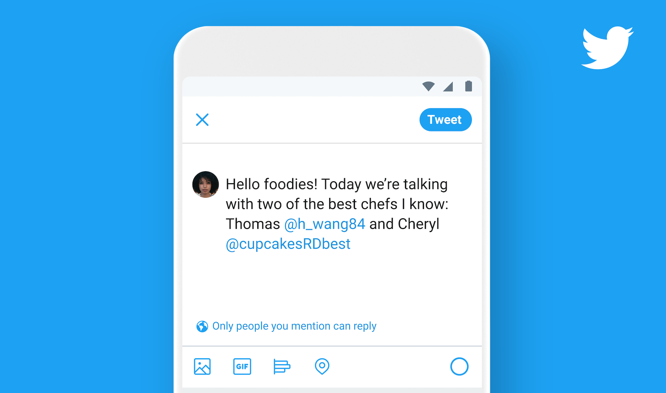 Twitter conversations feature